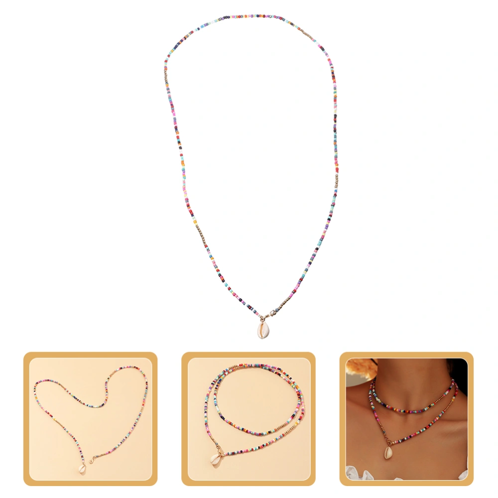 Beaded Necklace Bohemia Style Neck Chain Fashion Clavicle Chain Neck Jewelry