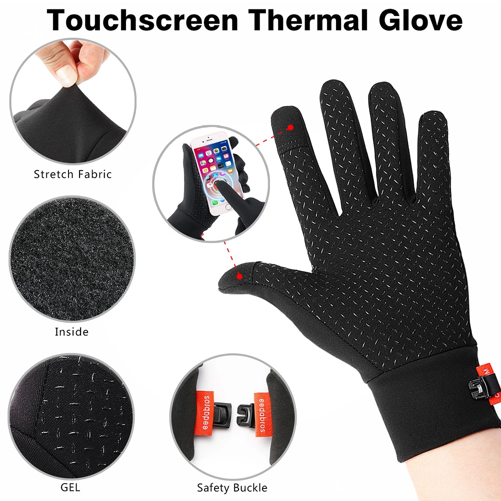 1 pair of Touchscreen Gloves Driving Gloves Winter Warm Gloves Windproof Gloves