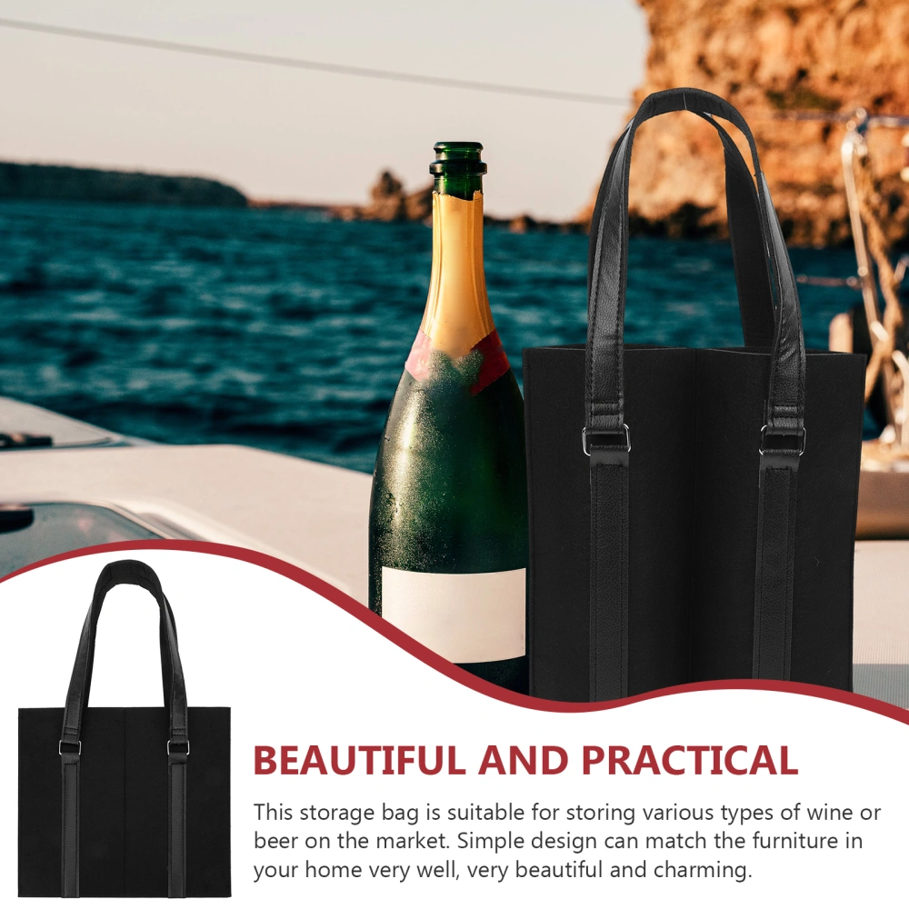 Wine Bottle Carrier Wine Bottle Bag Wine Bottle Storage Bag with Carry Handle