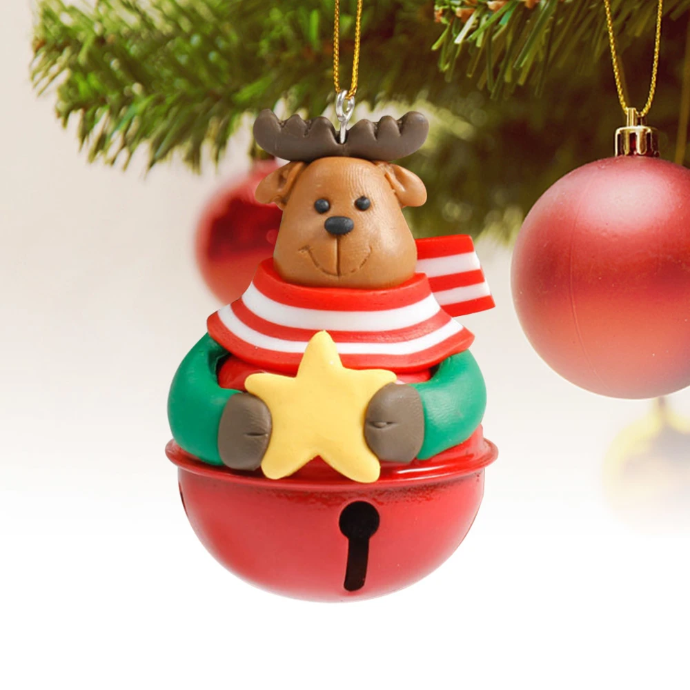 Christmas Tree Decorations Small Pendants Creative Cartoon Hanging Ornaments (Elk)