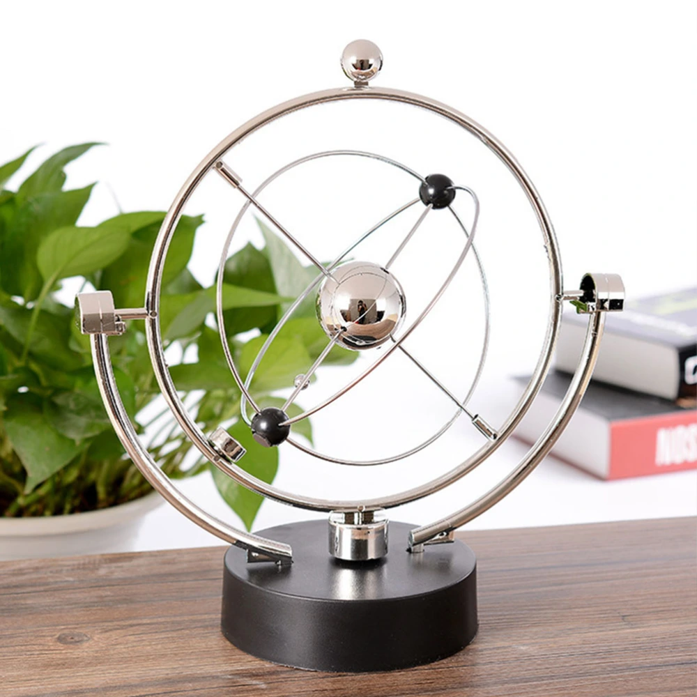 1Pc Perpetual Motion Instrument Decorative Physical Model without Battery