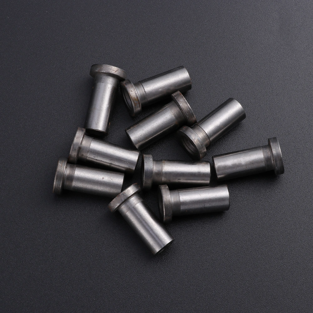 10pcs Steel Drill Sleeve Brushing Metal Bushing Axle Sleeve Bearing Jig Bushes Silver