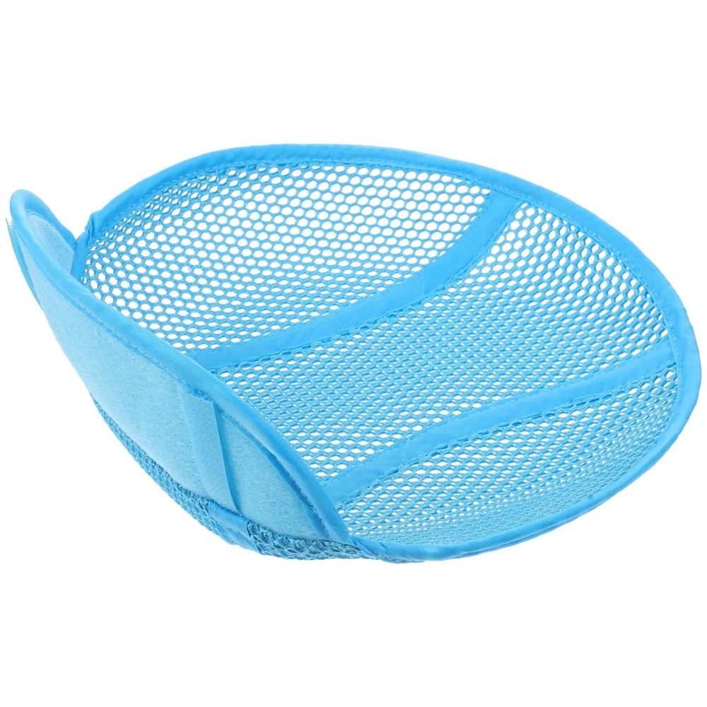 Quick-drying Helmet Liner Mesh Fabric Helmet Lining Headwear Sports Accessory Sweat Pad for Cycling Outdoor (Blue)