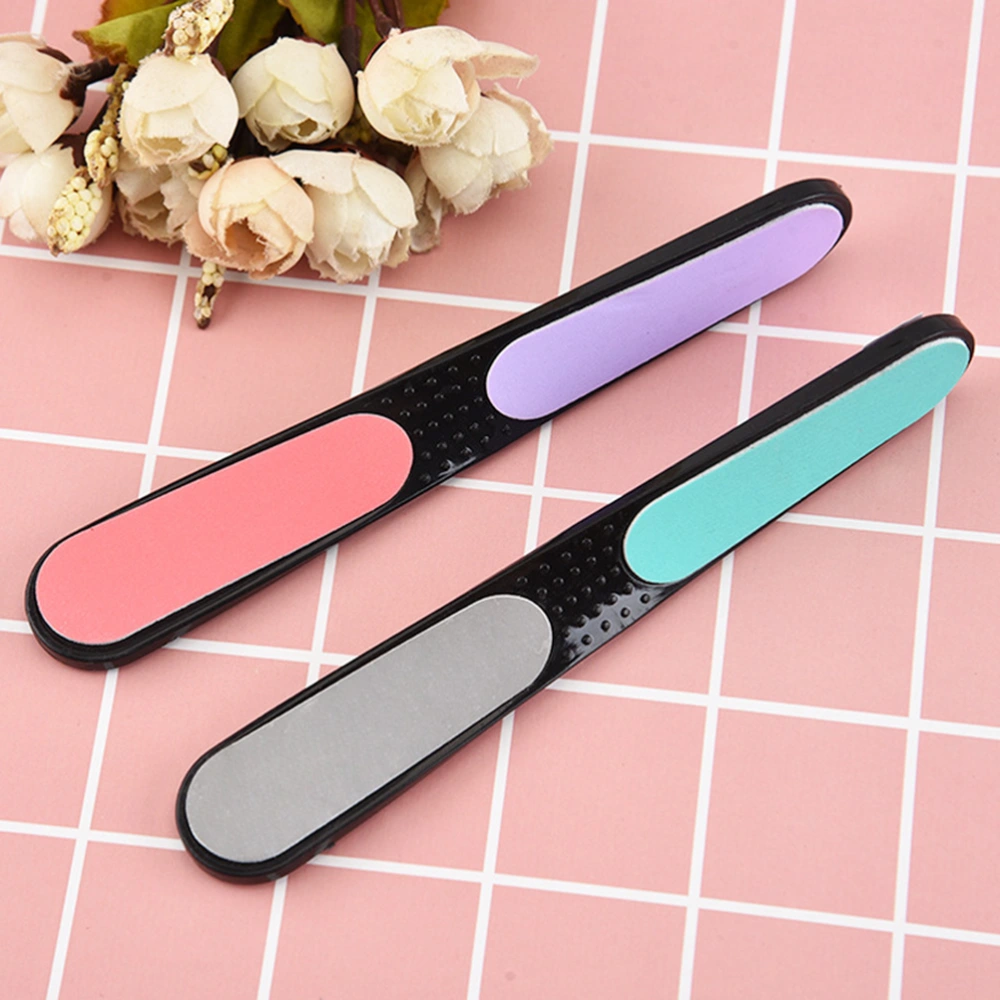 10pcs Twisted Nail Files Four Sides Manicure Strips Nail Shaping Tools DIY Nail Art Supplies for Home Nail Shop