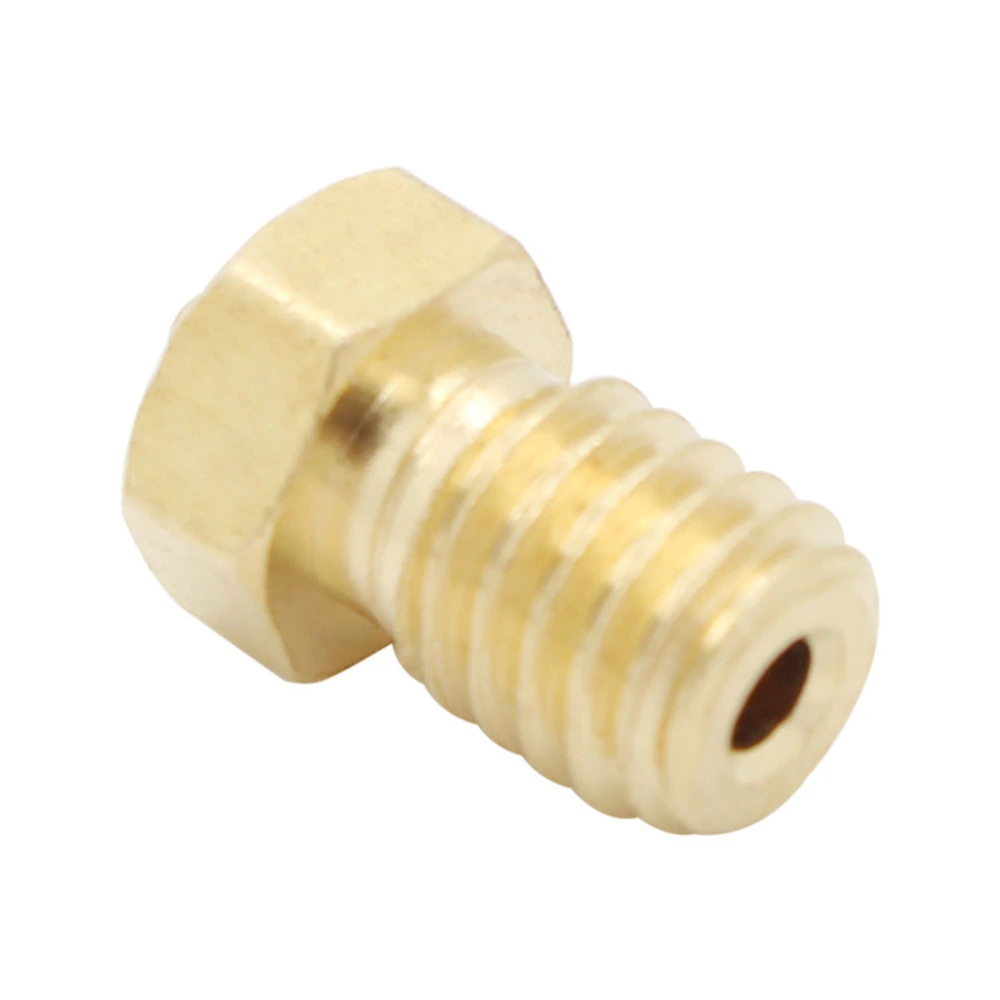 7pcs 1.75mm 3D Printer Head Extruder Brass Nozzle Head (0.2mm 0.3mm 0.4mm 0.5mm 0.6mm 0.8mm 1mm )