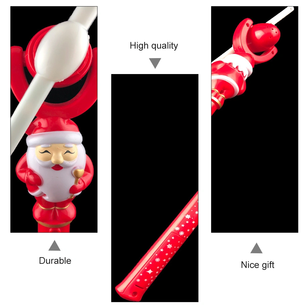 1 Pc Christmas Themed Windmill Santa Claus Windmill Shinning Winnower (Red)