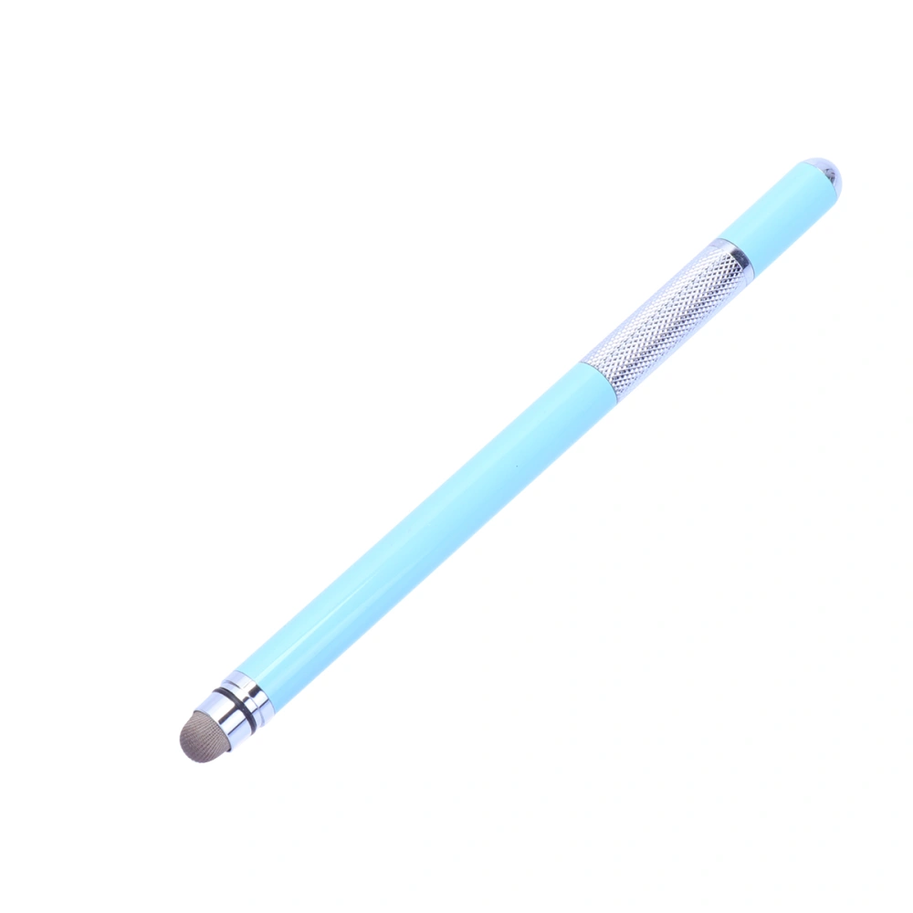 Universal Double End Capacitive Stylus Metal Touch Screen Disc Phones Pens for Tablets Handwriting Laptops (Blue)