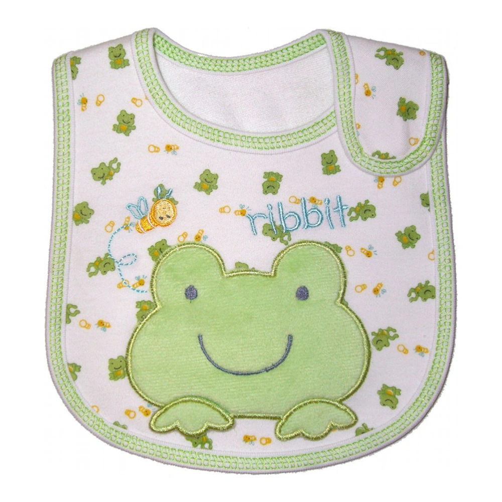 Pattern 3 Layer Toddler Baby Waterproof Saliva Towel Baby Bibs