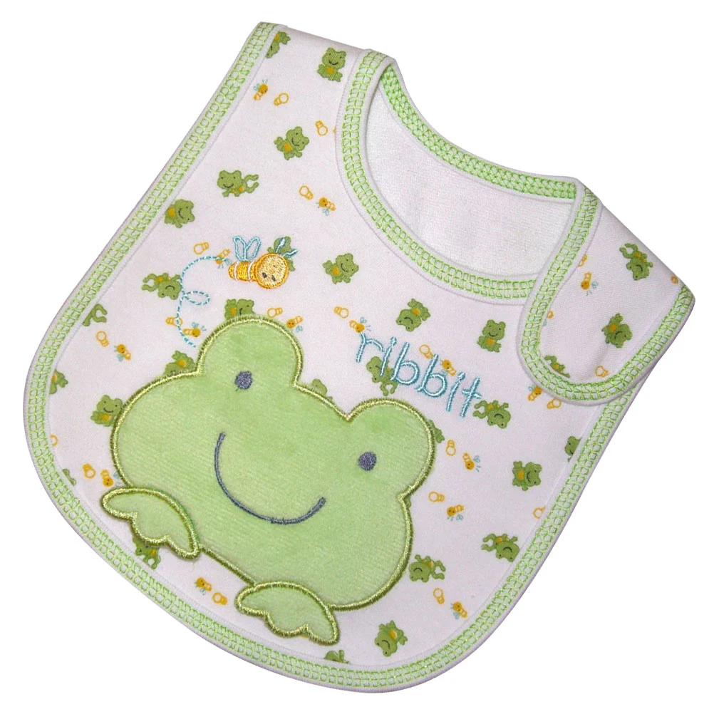 Pattern 3 Layer Toddler Baby Waterproof Saliva Towel Baby Bibs
