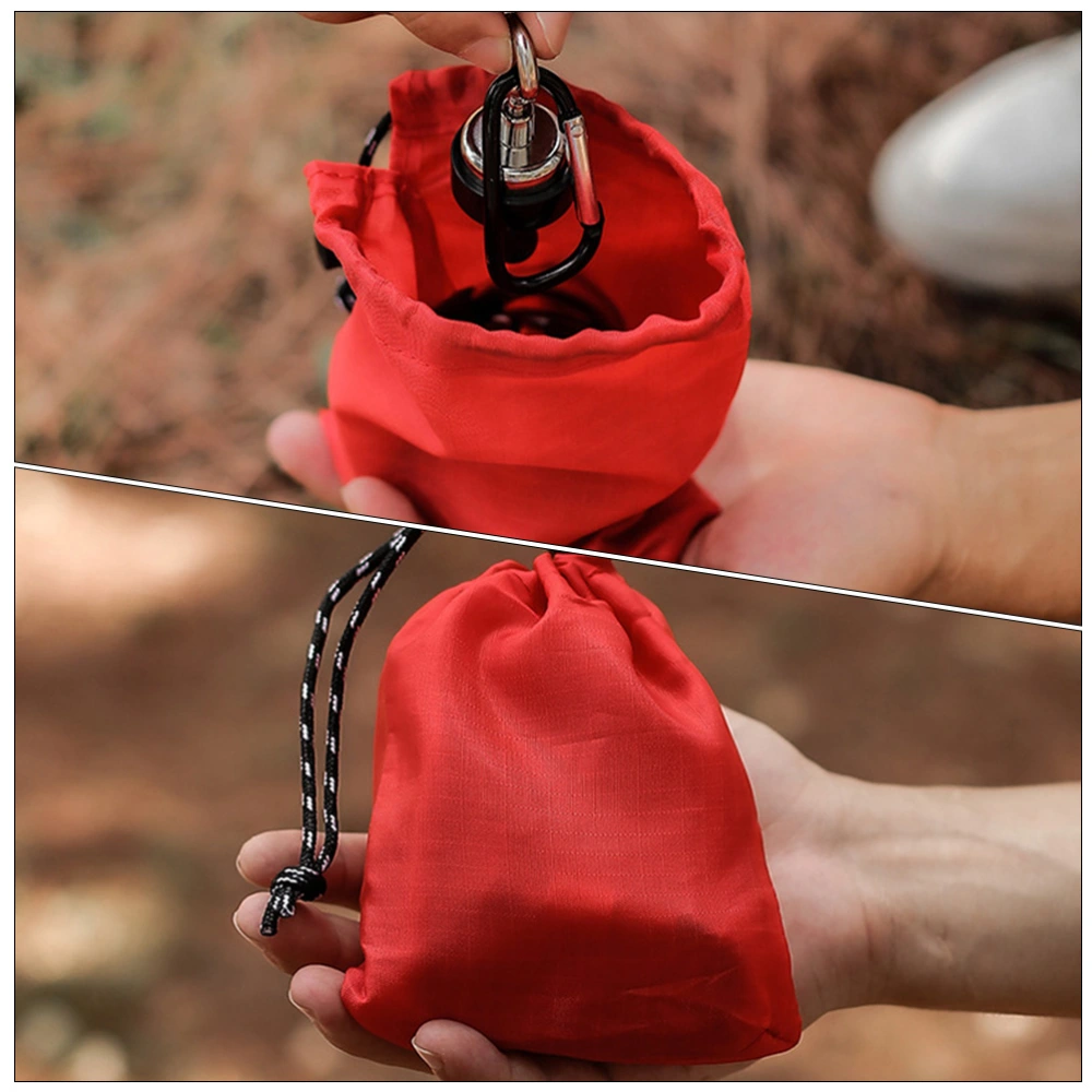 6pcs Gift Package Drawstring Bags Jewelry Pouches Camping Sundries Bags With Drawstring