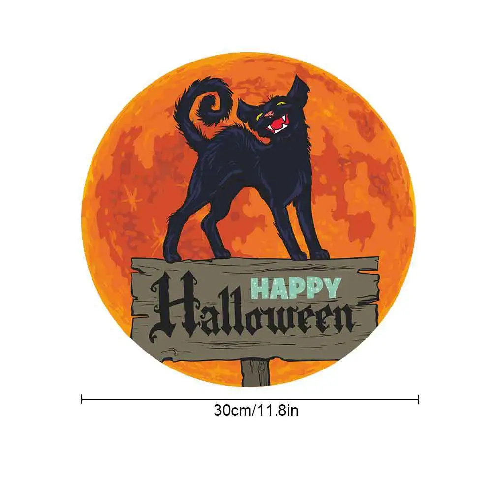 Halloween Sticker Removable Fluorescent Sticker Glow in The Dark Window Wall Decal