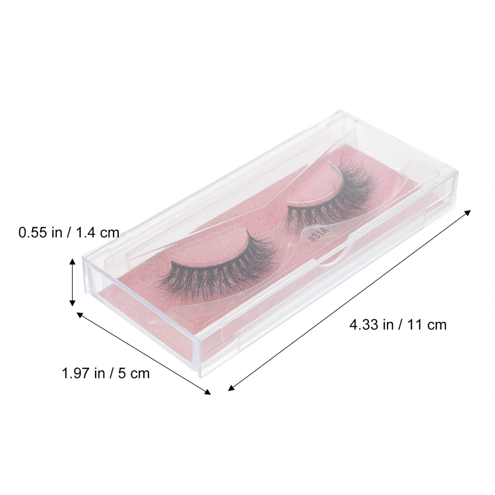 1 Pair Fluff False Eyelash Extensions Long Lash Extension for Women Ladies Girls