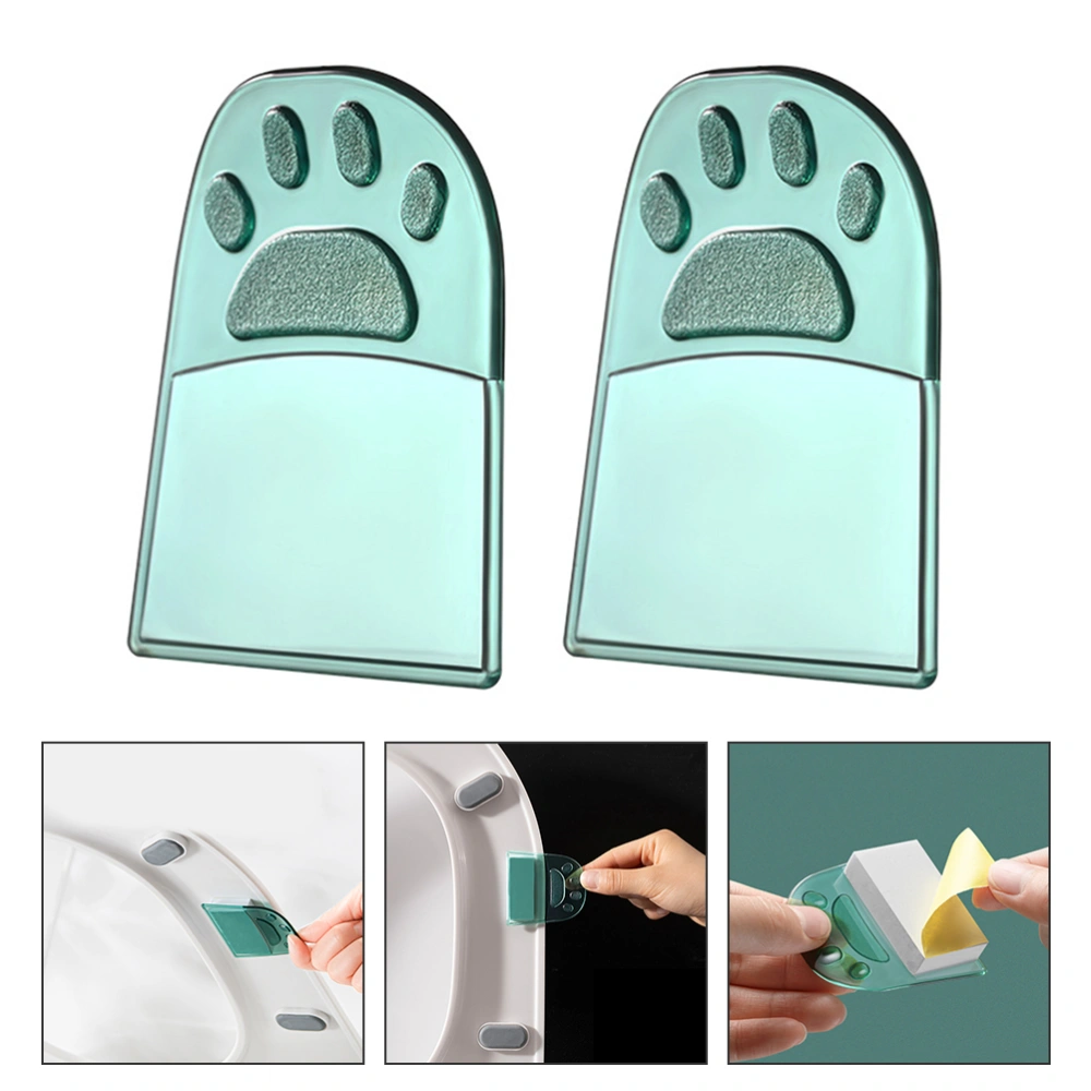 2pcs Toilet Seat Lifter Toilet Cover Handles Anti-touching Toilet Seat Handles