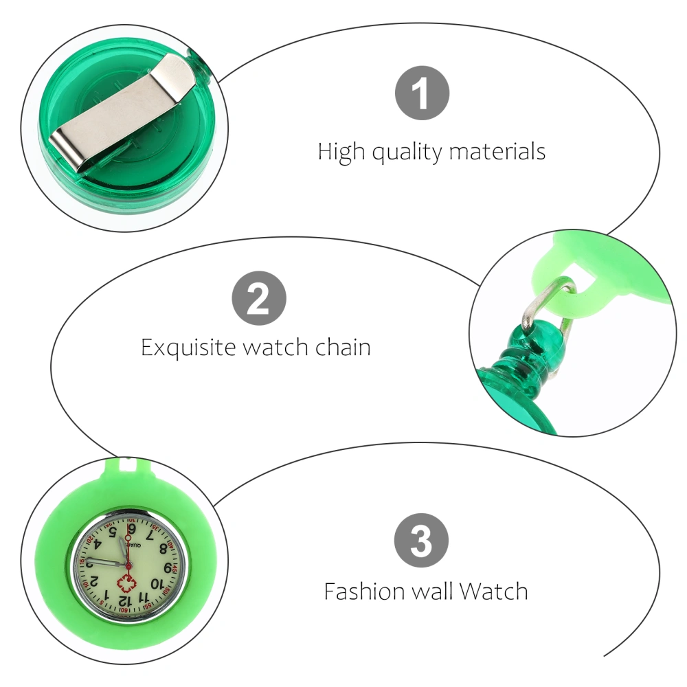 Fashion Nurses Quartz Watch Clip-on Hanging Pocket Watch for Student Nurse