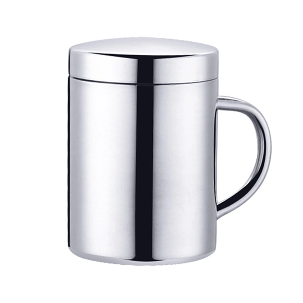 1PC 210ml Stainless Steel Double-Layer Cup Portable Thermal Cup Insulated Cup Water Cup Anti-Scald Coffee Mug (Size S)