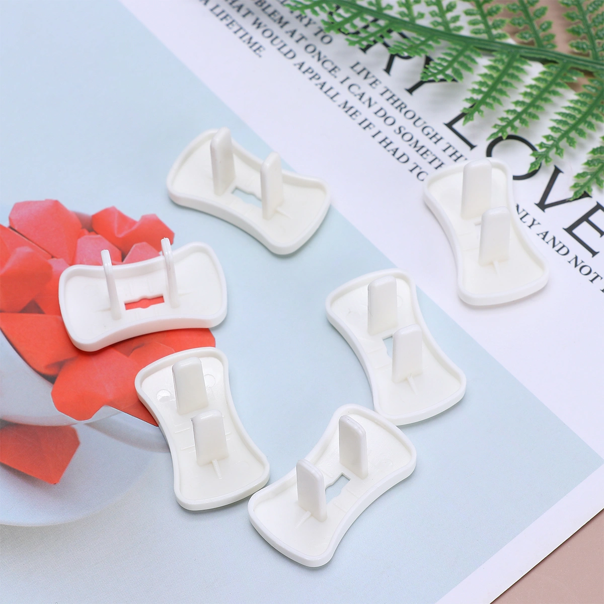 36pcs Socket Protection Cover Power Outlet Plug Safety Socket Protector Anti-electric Supplies (for Two Holes)