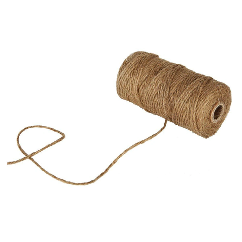 3 Rolls 2mm DIY Hand Made Hemp Rope Hemp Cord Hemp Twine Hemp Line Cords Burlap Twine Rope String