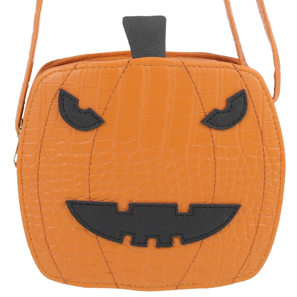 Halloween Pumpkin Bag Funny One-shoulder Bag Women Storage Bag Cross Body Bag