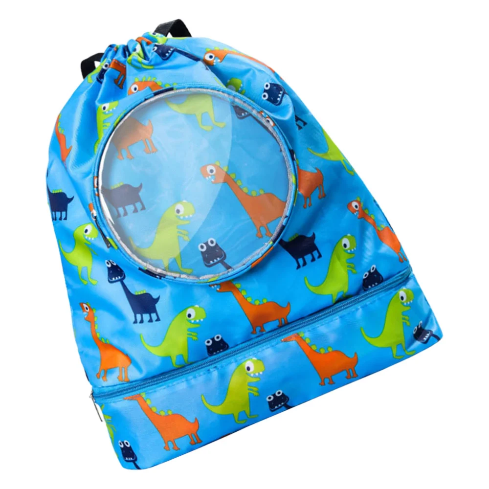 Wet and Dry Separate Swimming Bag for Children Double Shoulder Beach Bag