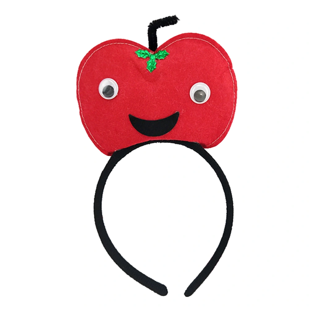 Performance Red Apple Hair Party Hair Band Hair Accessories (Red)