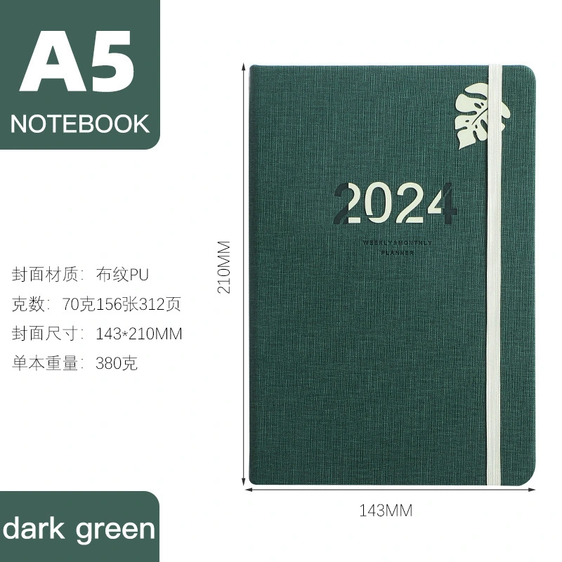 Portable Notebook Schedule Planner Notepad Planning Notebook A5 Journal Notepad Meeting Notepad