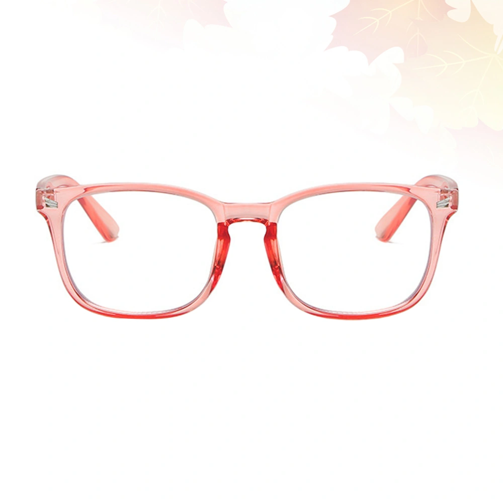 Fashion Eyeglasses Frame Anti-Blue Light Glasses Frame Vintage Eyeglasses Frame (Pink)