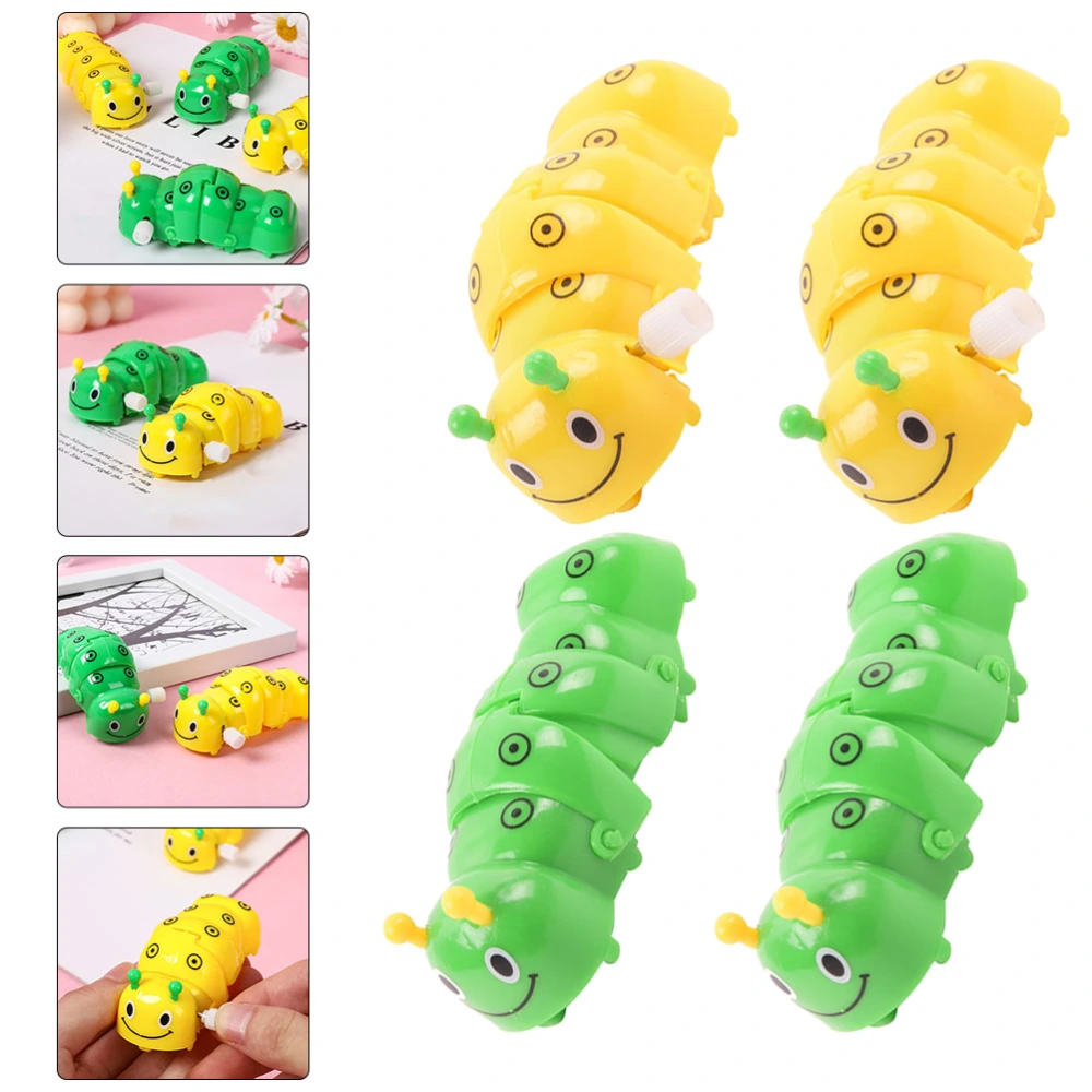 6PCS Fun Wind-up Caterpillar Plaything Children Funny Educational Plaything