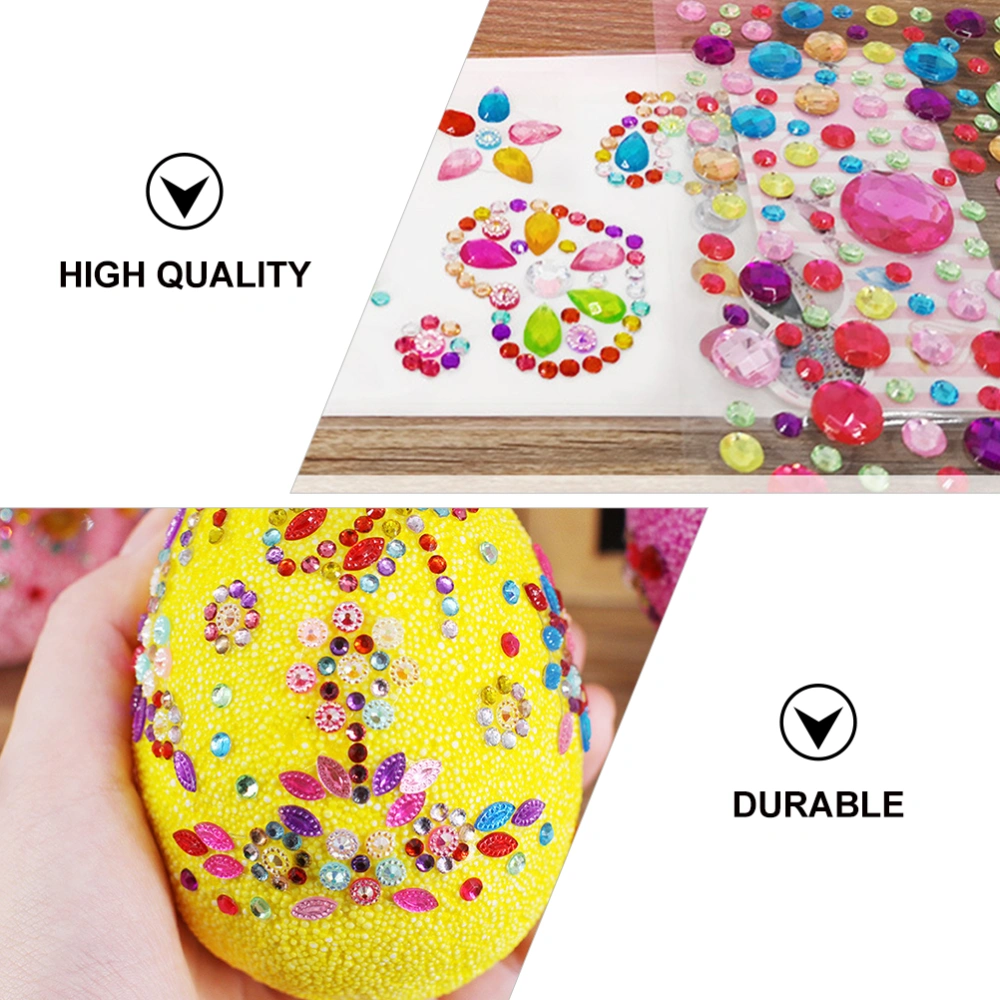 Easter Eggs Craft Kit Children Craft DIY Materials Foam Kit Decoration Kit