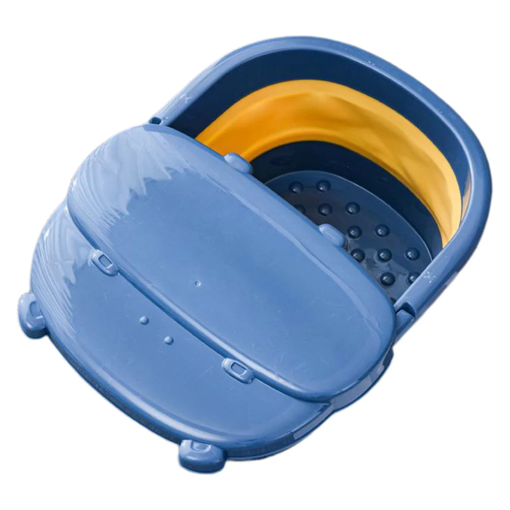 1Pc Collapsible Travel Basin Multi-functional Foldable Foot Washing Water Basin