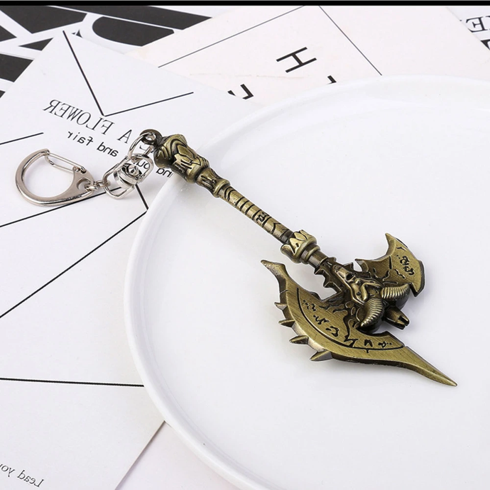 Domineering Axe Model Keyring Keychain