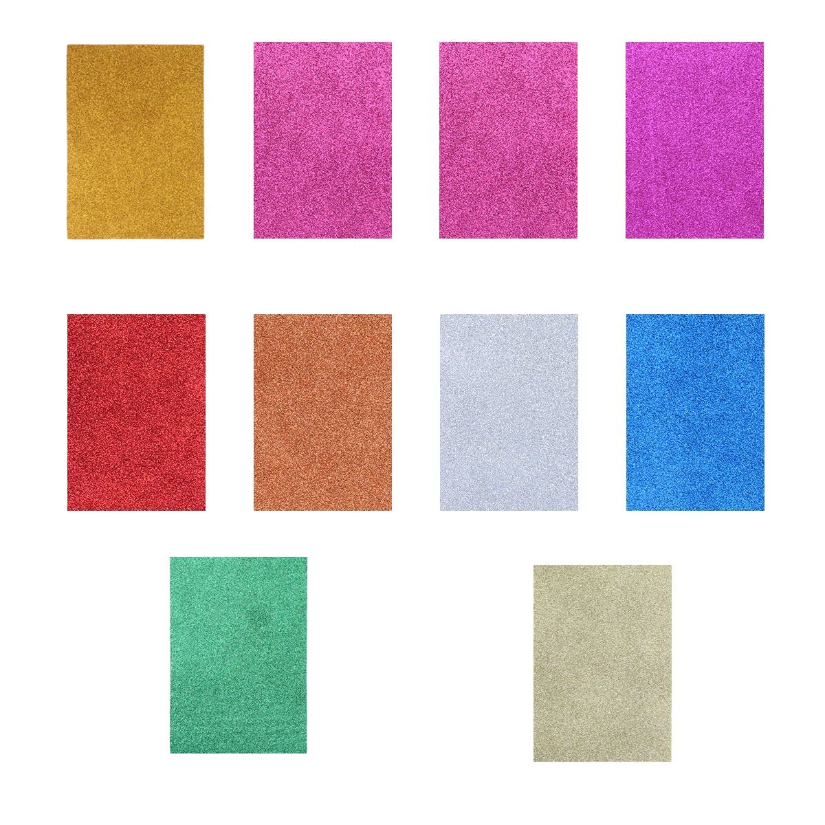 10 Sheets 9-color Manual DIY Material Flash Paper Glitter Paper Kindergarten DIY Decorative Paper Background Paper Hand Craft Scrapbooking Photo Album Accessaries