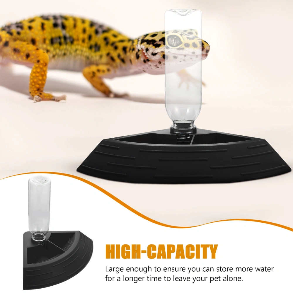 Reptile Water Feeder Crawling Pet Feeding Bowl Pet Lizard Drinking Tray