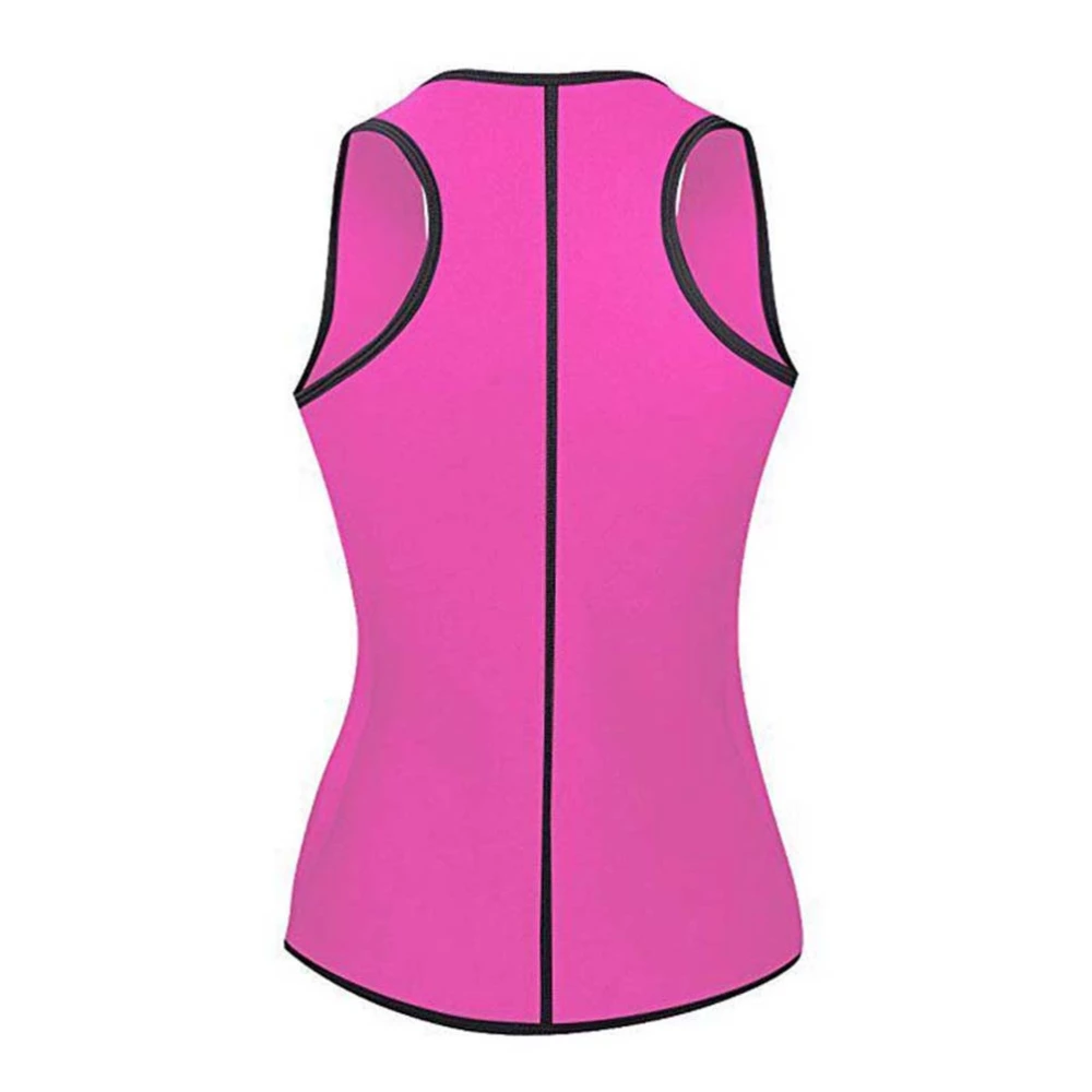 1PC Compression Corset Vest Waist Trainer Belly Control Slimming Shapewear for Women - Size S (Rosy)