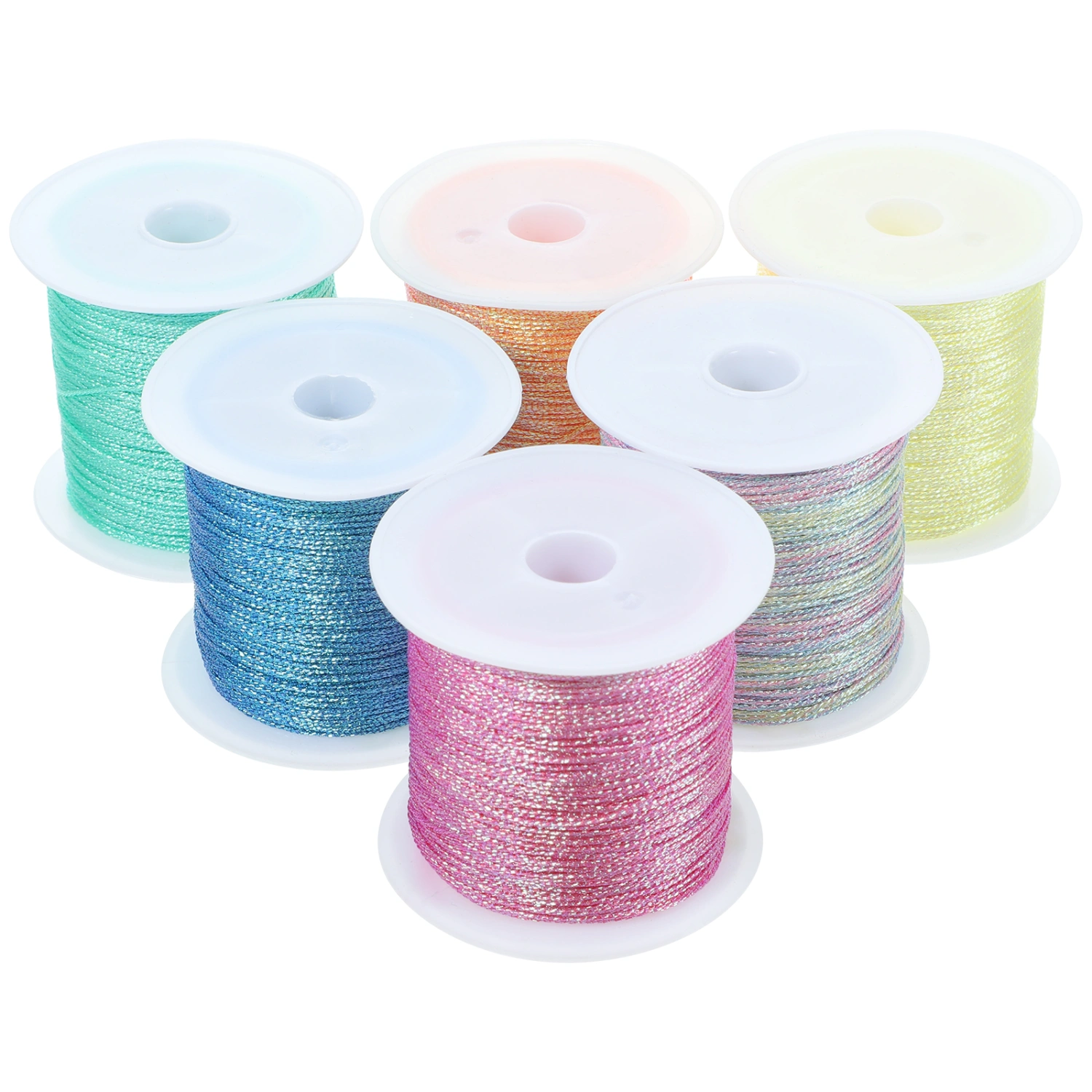 6 Rolls Braided Jewelry Cord Bracelet Cord Knitting String for Bracelet Craft Cord Jewelry String Cord