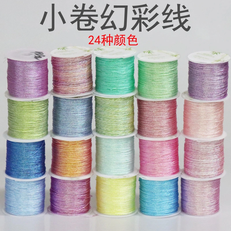 6 Rolls Braided Jewelry Cord Bracelet Cord Knitting String for Bracelet Craft Cord Jewelry String Cord