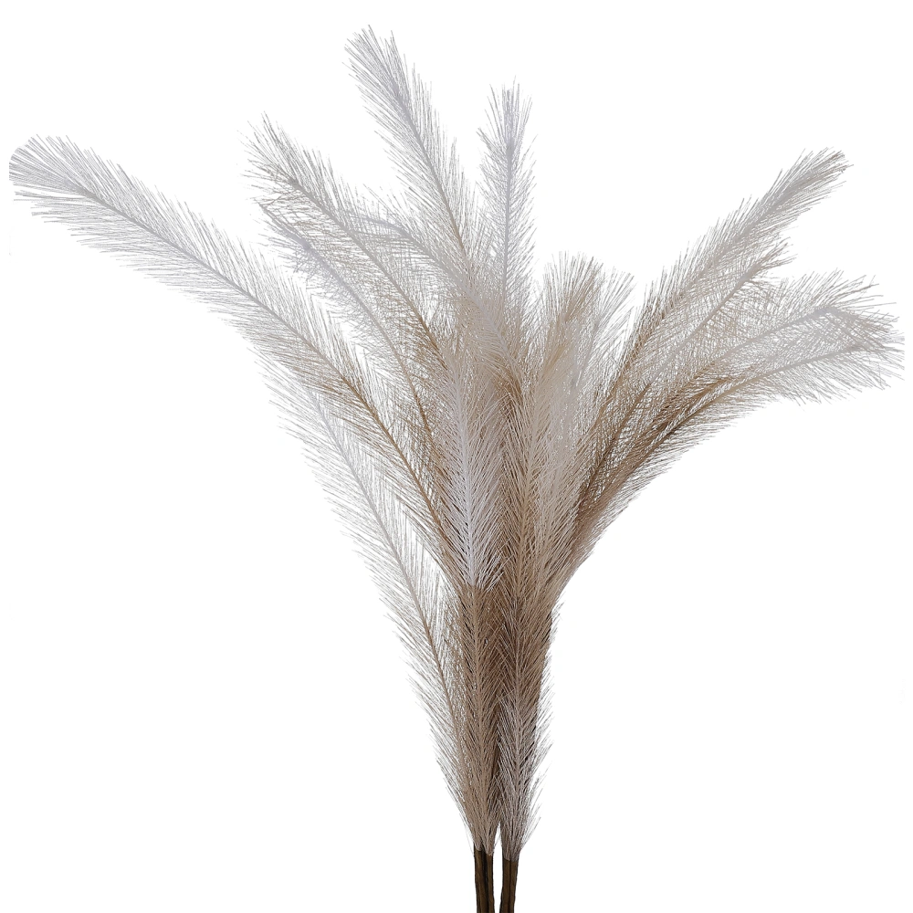 10Pcs Simulated Pampas Grass Decor Wedding Fake Flower Adorn Home Flower Prop