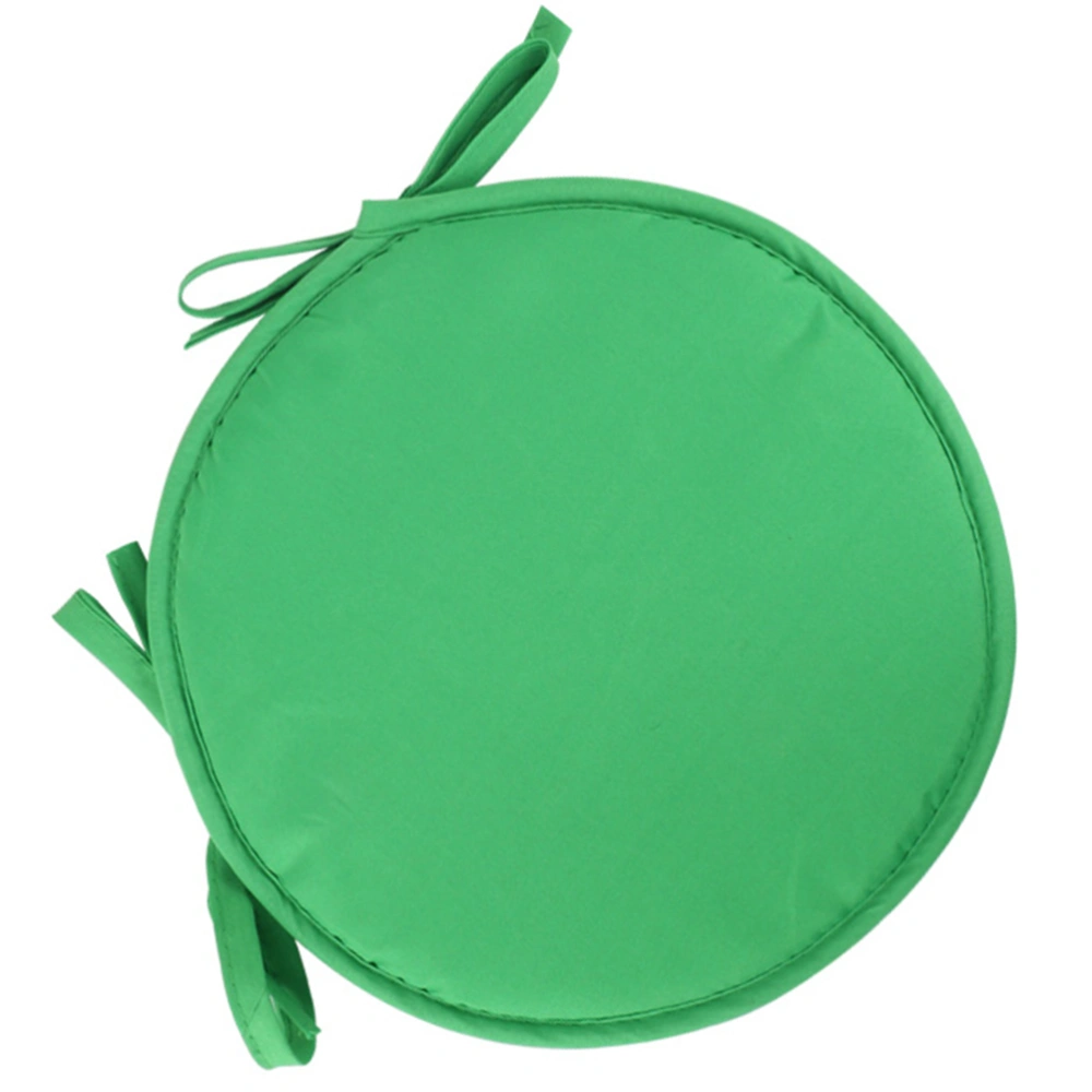 1pc Household Round Shape Seat Cushion Thickened Chairs Cushions Sponge Seat Cushion for Home School Office Restaurant (Green Round Diameter 38CM)