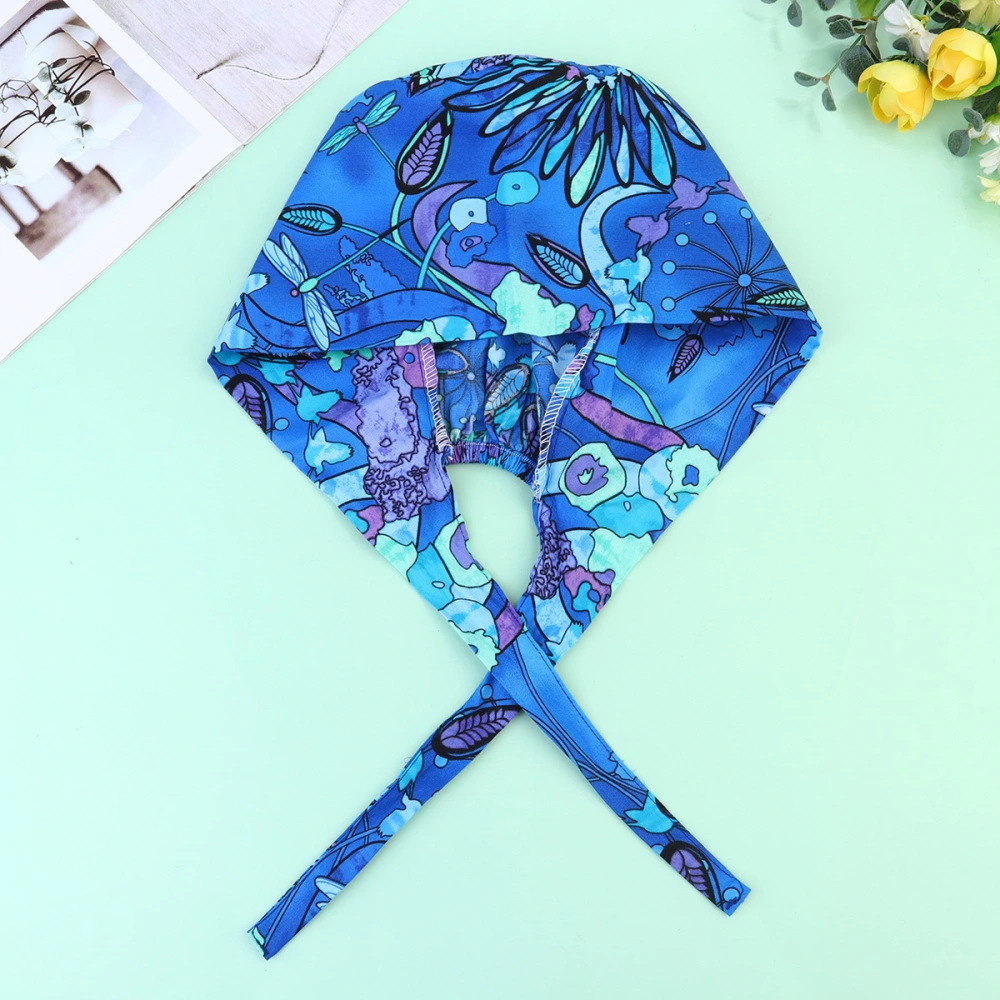 1Pc Printed Pattern Cotton for Dentist Dentistry Operation Beauty Salon Headgear (S24)