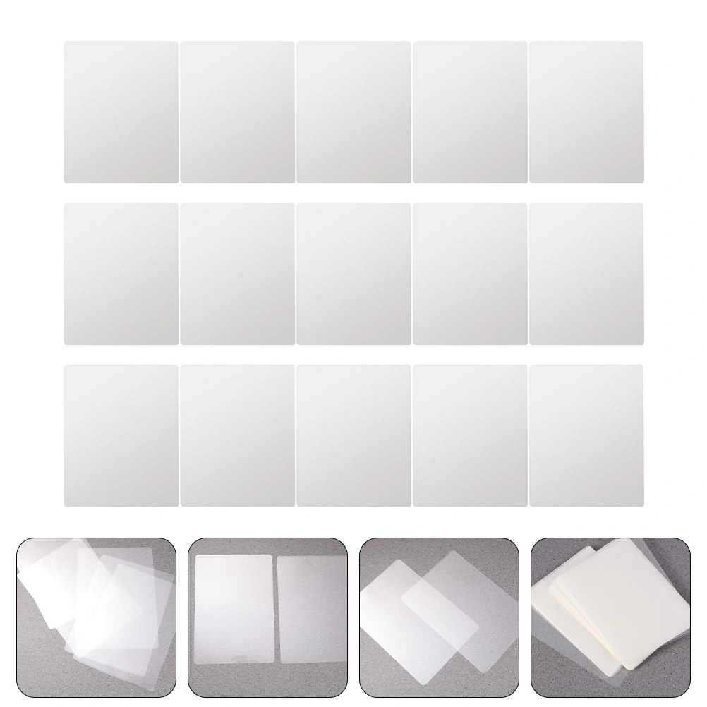 300Pcs Clear Universal Thermal Laminating Sheets Photo Thermoplastic Sealing Film