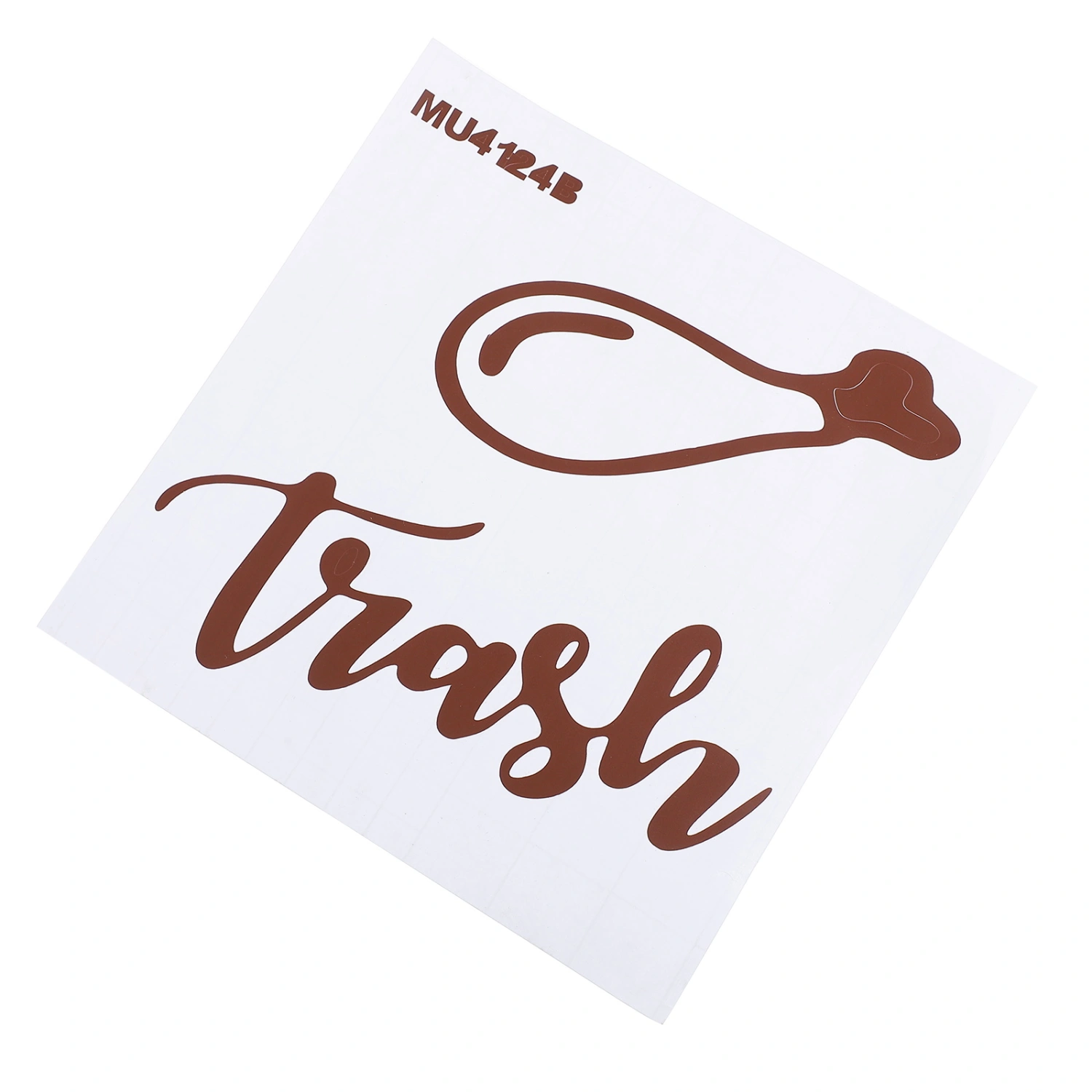 1pc Trash Classification Decals Trash Can Recycling Sticker Waste Bin Stickers