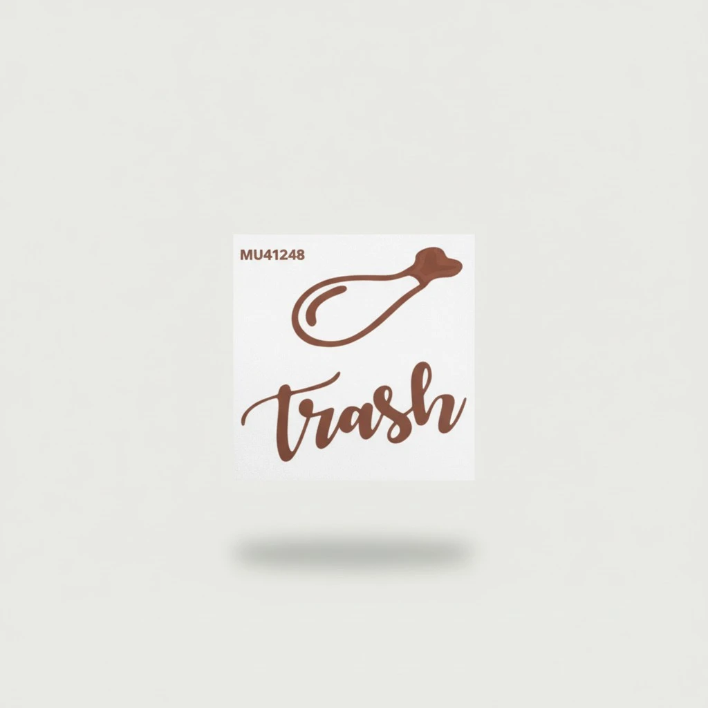 1pc Trash Classification Decals Trash Can Recycling Sticker Waste Bin Stickers