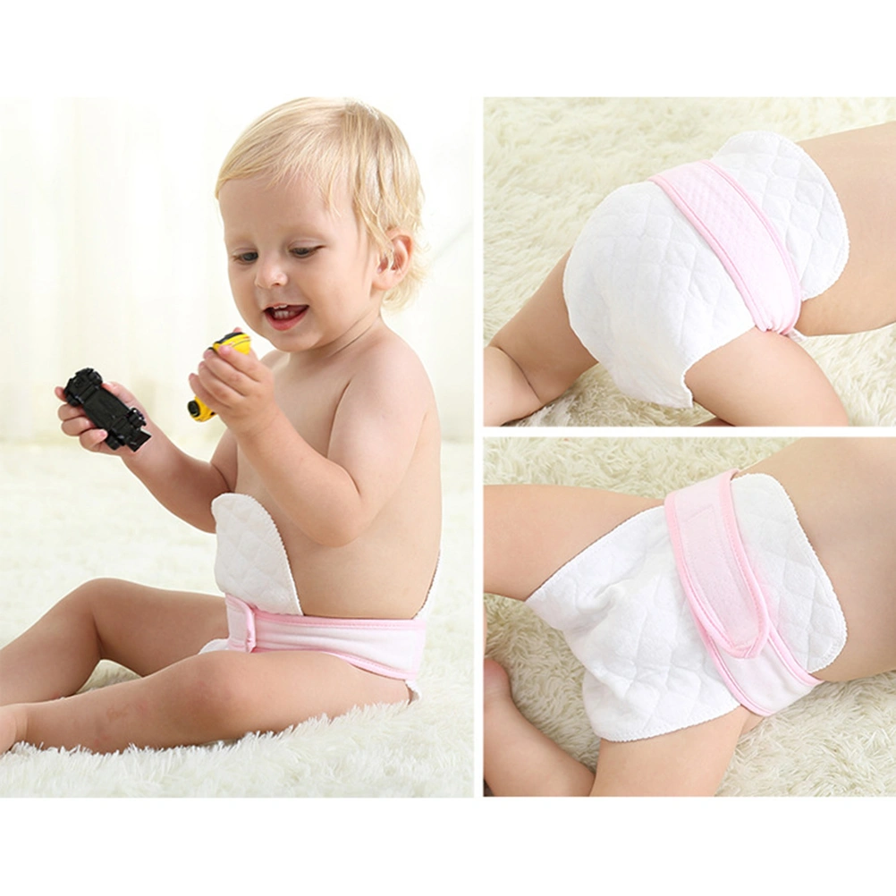 10pcs 3-Ply Prefold Cloth Diapers Reusable Washable Baby Diaper Clothes Cotton Daipers for Newborn Baby 32x12CM