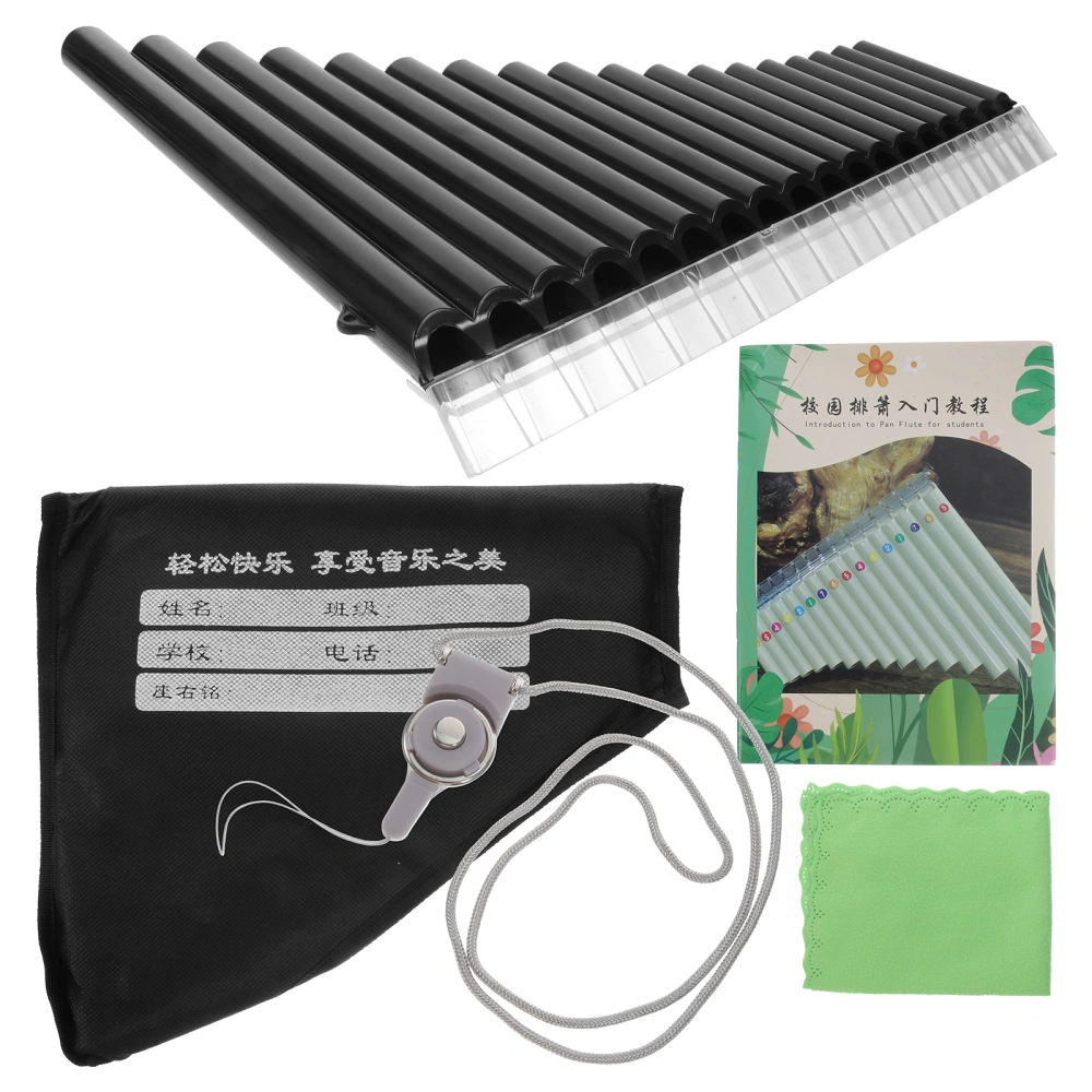 Professional ABS Resin 18-pipe Pan Flute Professional C Key Pan Pipe for Beginners