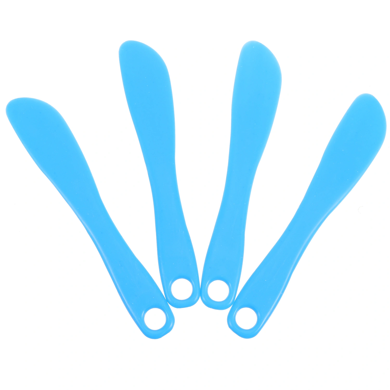 4Pcs Dental Mixing Spatulas Dental Mixing Cutters Impression Material Spatulas (Random Style)