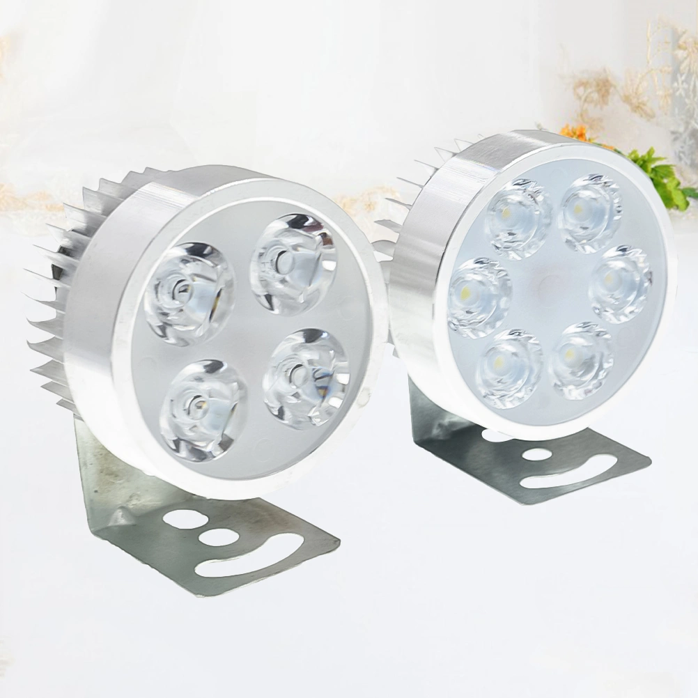 2 Pcs Motorcycle LED Headlights LED Spotlights Super Bright Waterproof Lamp