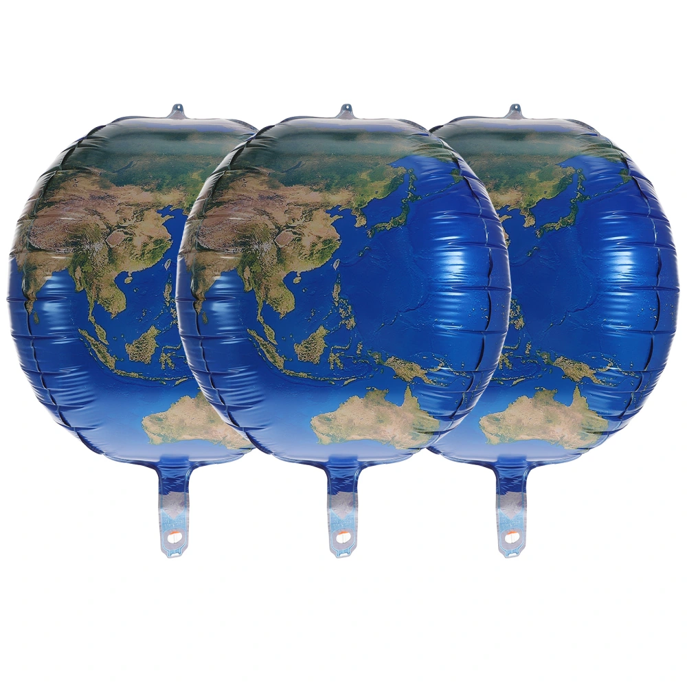 3pcs Globe Balloon Birthday Party Decor Large Fairy Balloon Party Backdrop