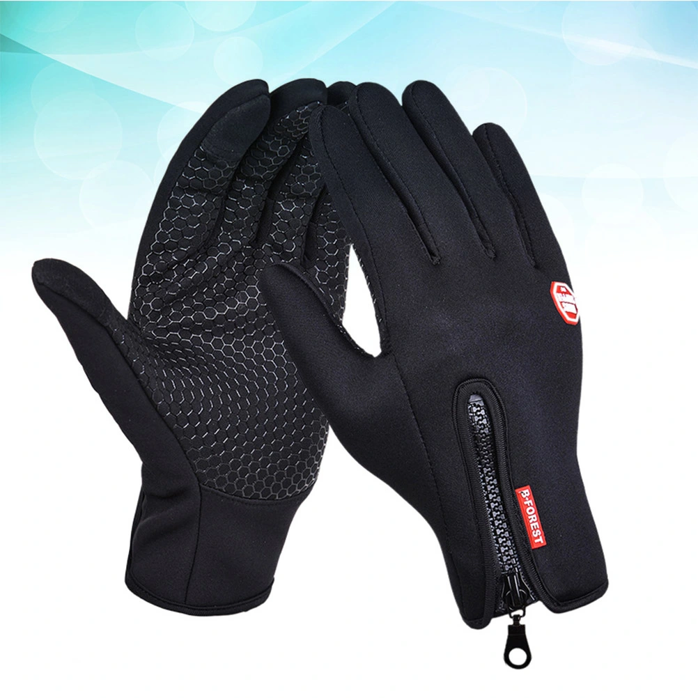 1 Pair Touch Screen Gloves Cold Weather Windproof Warm Glove for Outdoor Sports Cycling Hiking Running Climbing Size S