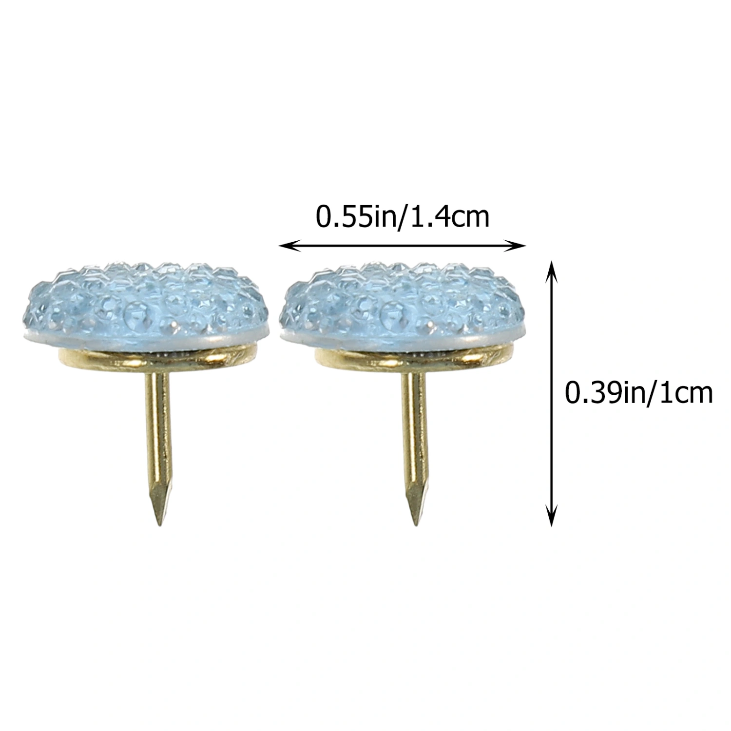 15pcs Exquisite Thumb Tacks Multi-functional Candy-like Pushpin Office Small Thumb Tacks