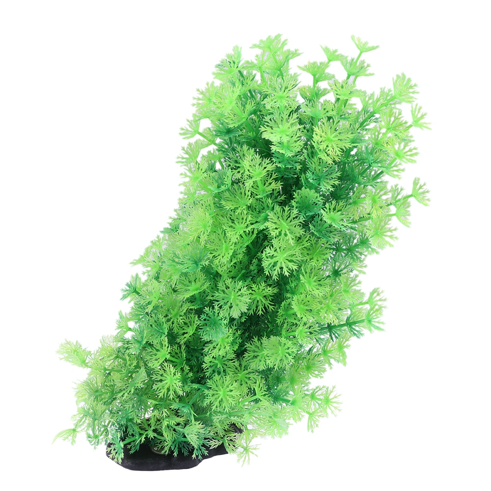 Aquarium Underwater Artificial Grass Sculpture Colorful Grass Figure Fish Tank Landscape Ornament Plastic Desktop Decoration Photo Props Model (Green)