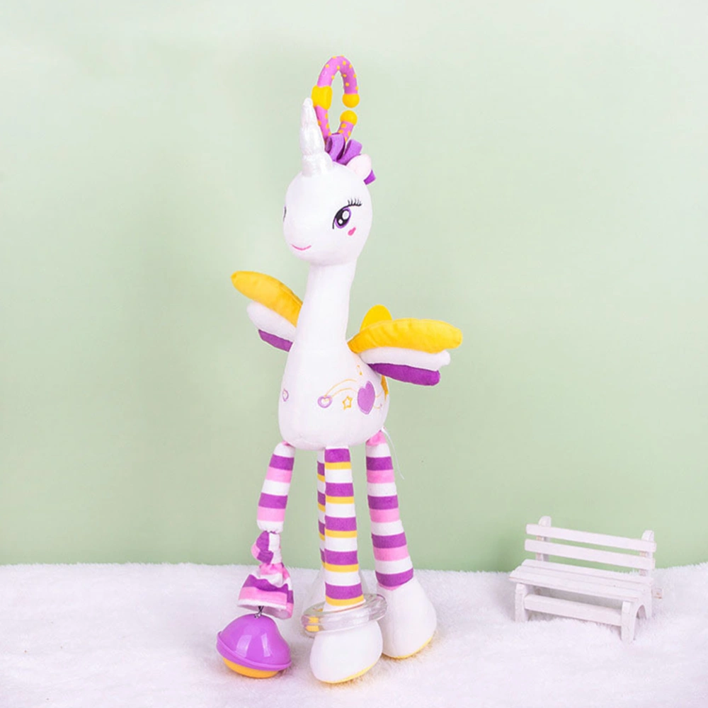 Unicorn Plush Toy Baby Crib Toy Hanging Plaything Baby Carriage Hanging Toy